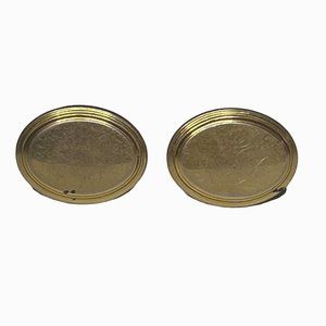 Vintage Gold-Tone Correct Quality Oval Cufflinks
